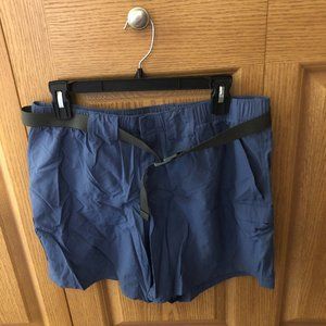 Columbia Hiking Shorts Womens Medium Blue